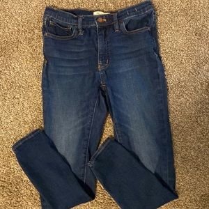 Madewell skinny jeans!